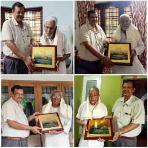 Cochin Port Authority felicitates the living Freedom Fighters of Ernakulam, Kerala