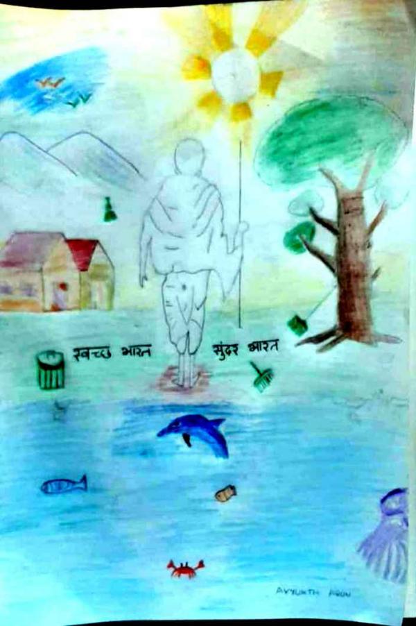 Swachhata Pakhwada - Posters made by students | KENDRIYA VIDYALAYA  MINAMBAKKAM
