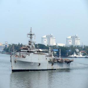 The first group of 698 persons evacuated from Maldives arrived at Cochin Port on 10.05.2020 at 9.30 AM by the ship 'INS Jalaswa' of Indian Navy. 