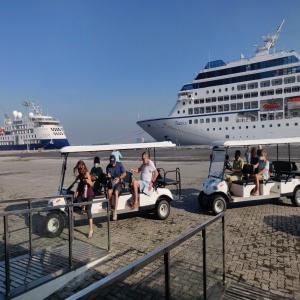 Luxury cruise ships MS Nautica and Ocean Odyssey called at Cochin Port