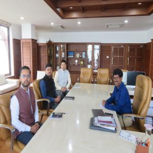 Visit by Asst. Secretaries (IAS) & Section Officers of MoPSW
