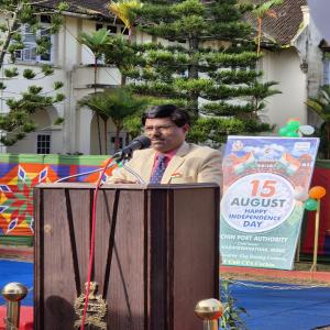 Independence Day celebrated at Cochin Port